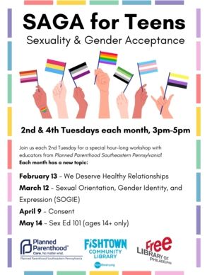 SAGA Club: Sexuality & Gender Acceptance for Teens